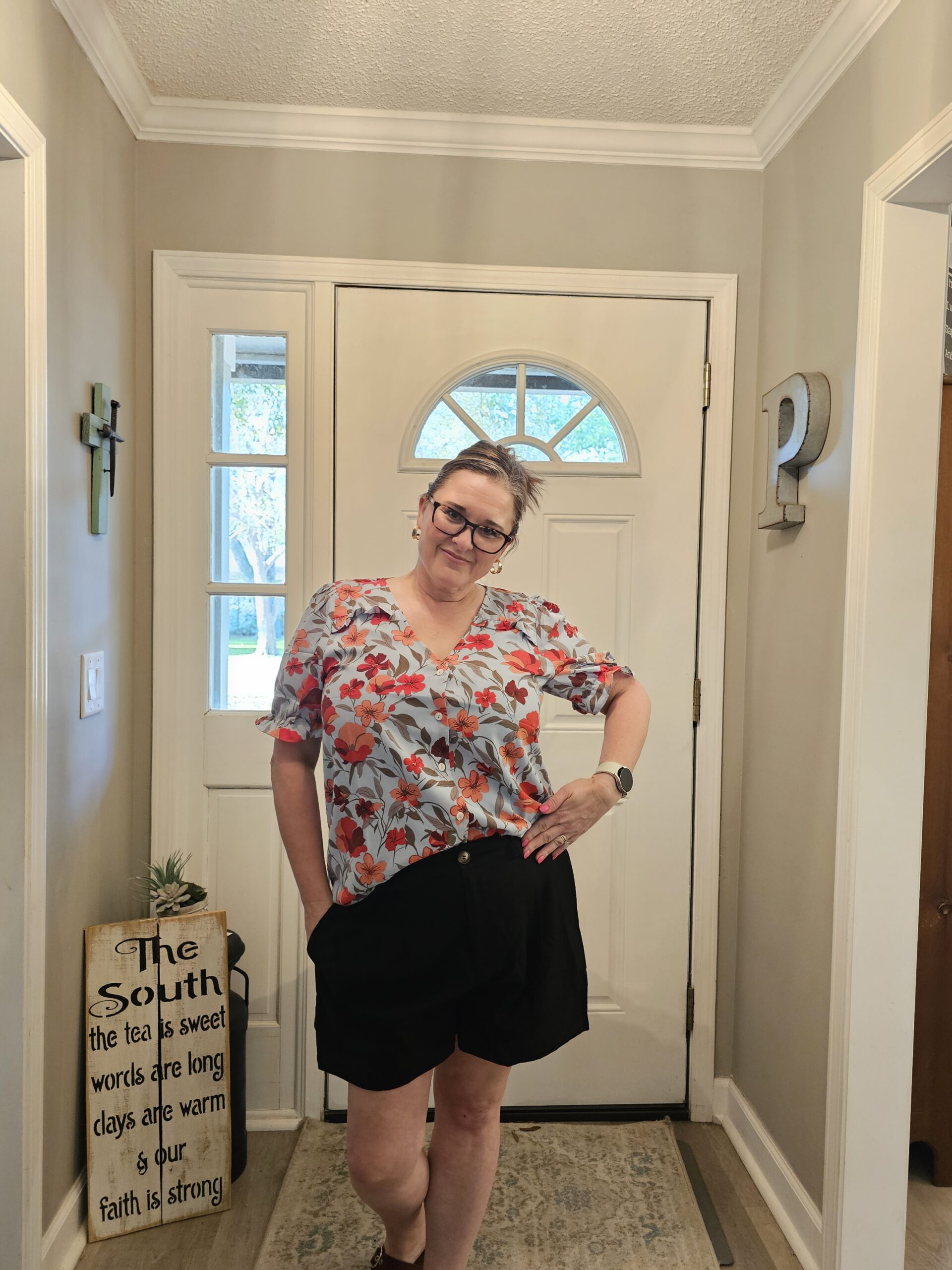 Pretty Garden Blouse-Lightweight Women’s Casual Top – Easy Everyday Outfit auto draft